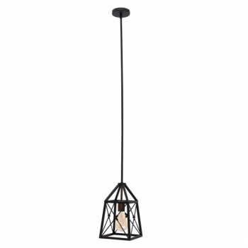 Distribuidor - Lâmpadas Diversas | Colgantes Rustica | COLGANTE PAVEL 1XE27 NEGRO/DORADO 140X20X20 CM ARTICULABLE Ref: 112450109